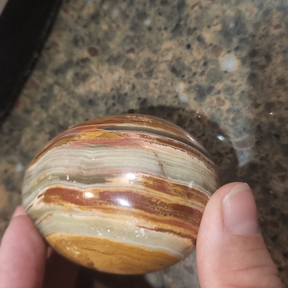 🎀Beautiful marbling egg rock - Picture 6 of 7